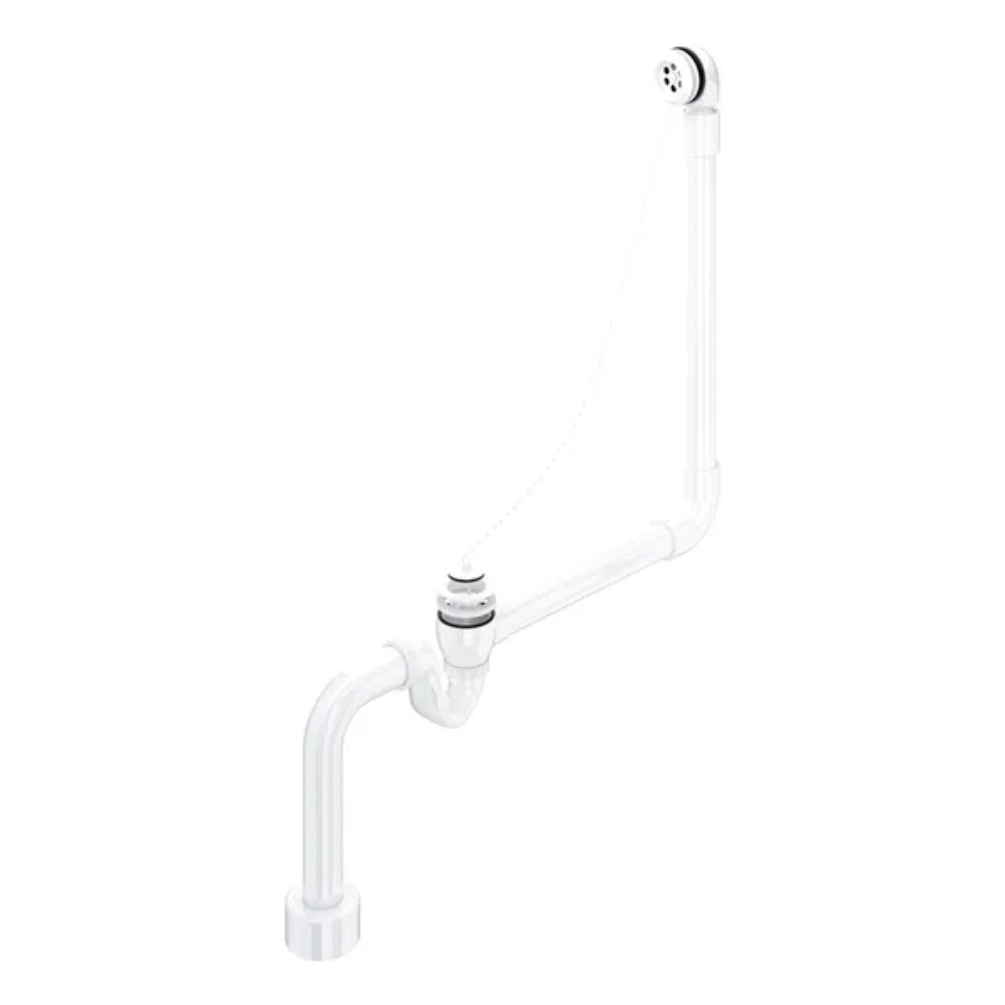 Cut out image of the Victoria + Albert Kit 31 White Metal Traditional Plug & Chain Waste